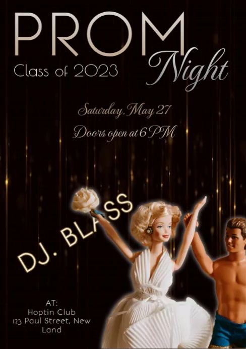 Prom night flyer Template | PosterMyWall