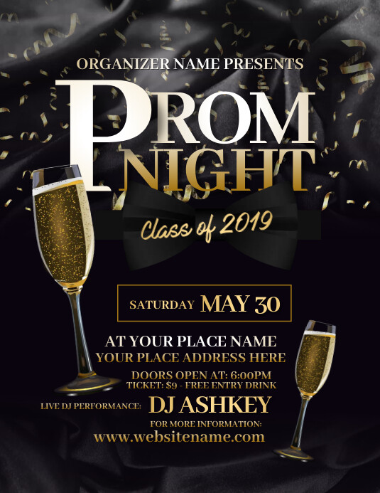 Prom Flyer Template Free