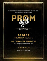 Senior Prom flyer template | PosterMyWall