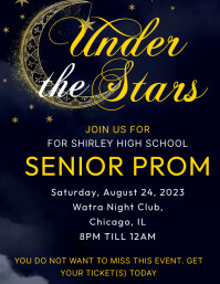 Template Program For Jhs Prom Night 304+ Free Prom Flyer (US Letter) Templates | PosterMyWall