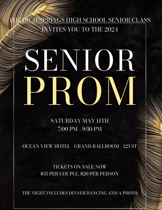 Plantilla de Prom night flyer templates | PosterMyWall