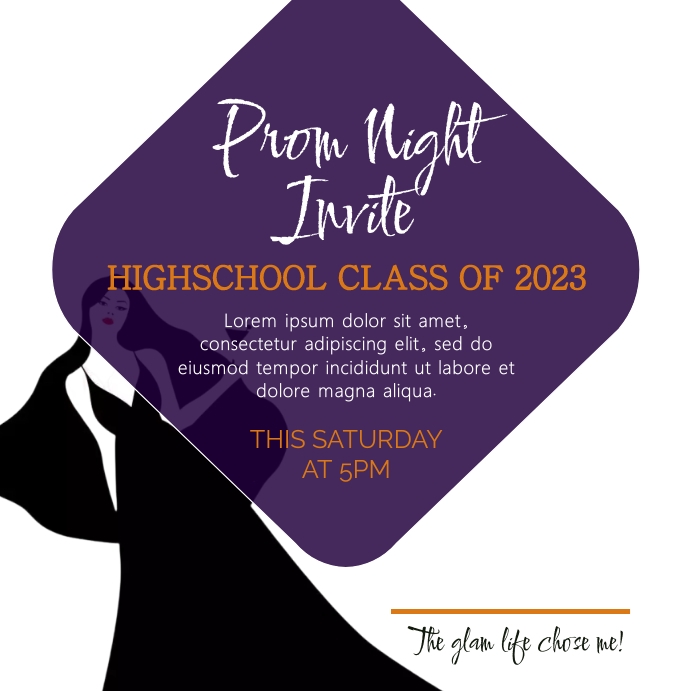 Prom Night Instagram Post Template | PosterMyWall