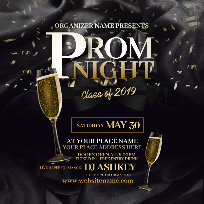 Prom Night Instagram Post Template | PosterMyWall