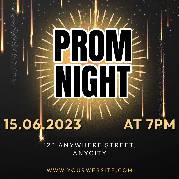 Plantilla de Prom Night Instagram Poster | PosterMyWall