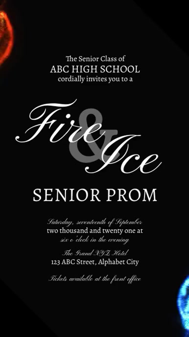 Prom Invite Card Prom Night Invitation Template | PosterMyWall