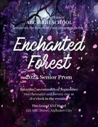 Prom Night Invitation Flyer (US Letter) template