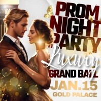 Prom Night Party Instagram-opslag template