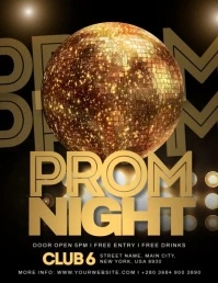 Prom Night Party Video Iflaya (Incwadi ye-US) template