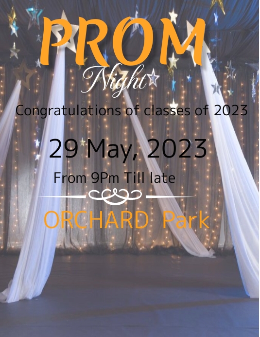 Prom Night Poster, Prom Flyer Template Free, PosterMyWall