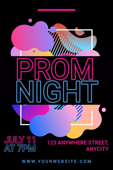 Modèle Prom Night Poster | PosterMyWall