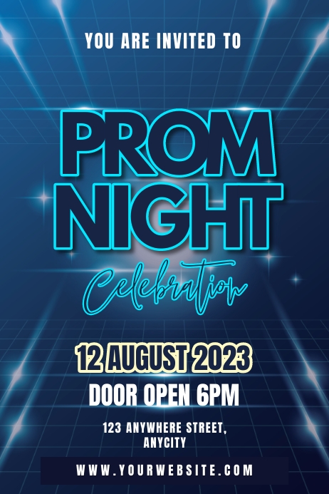 Prom Night Poster Template | PosterMyWall