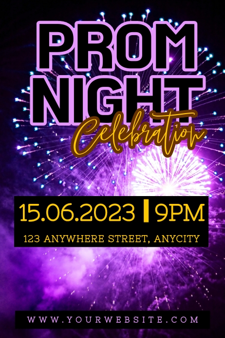 Prom Night Poster Template | PosterMyWall