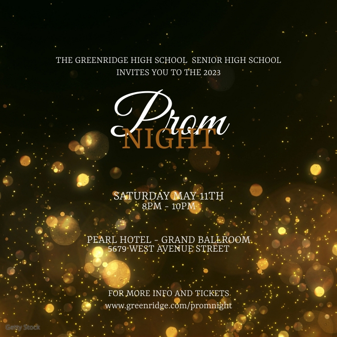 Prom night poster Template | PosterMyWall
