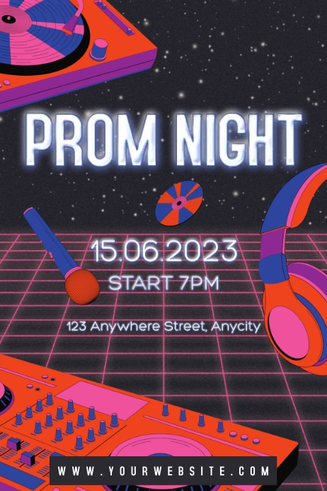 Prom Night Poster Template | PosterMyWall