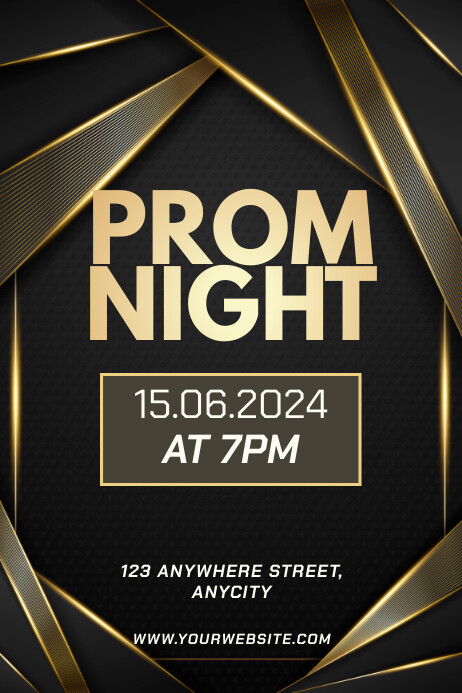 Prom Night Poster Template | PosterMyWall