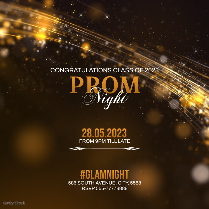 Prom night poster Template | PosterMyWall