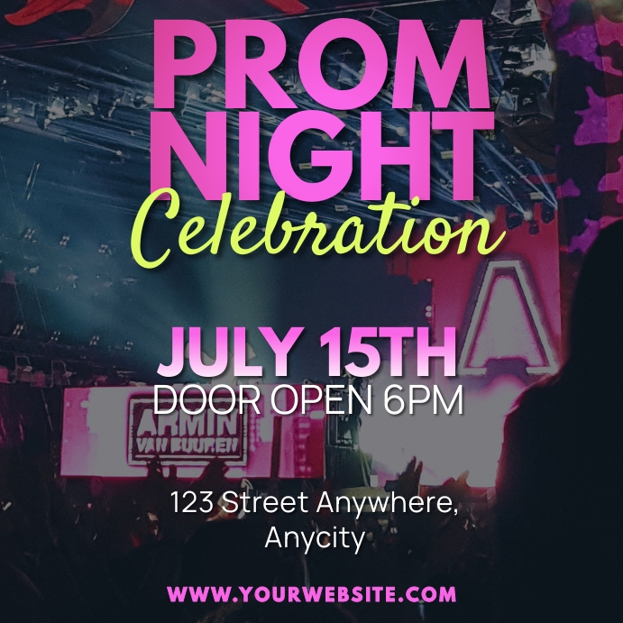 Prom Night Poster Template | PosterMyWall