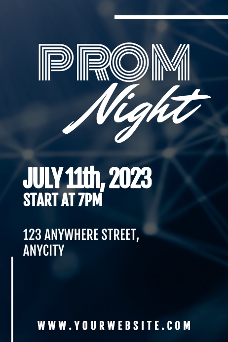 Prom Night Poster Template | PosterMyWall