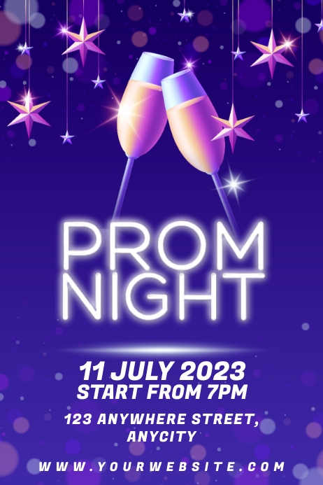 Prom Night Poster Template | PosterMyWall