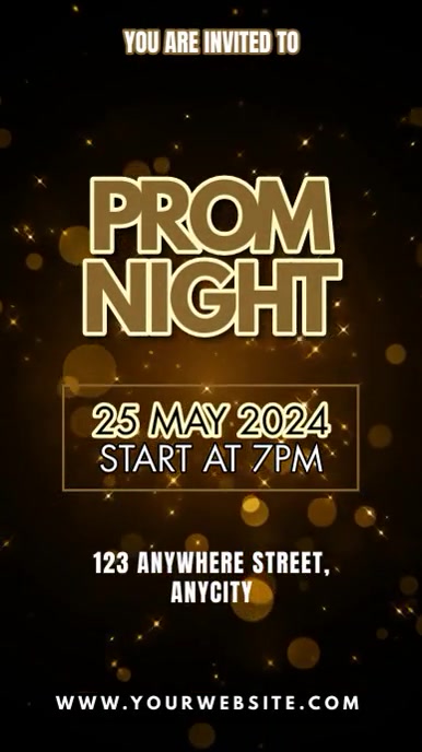 Prom Night Poster Template | PosterMyWall