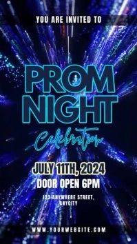 Prom Night Poster Instagram Reel template