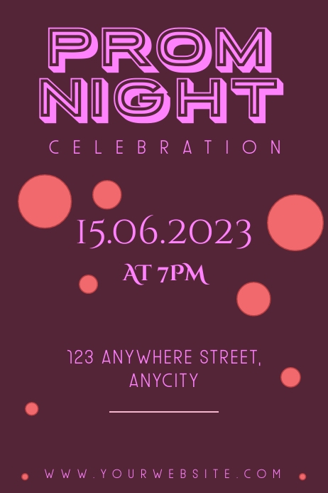 Prom Night Poster Template | PosterMyWall