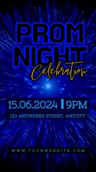 Prom Night Poster Reel Instagram template