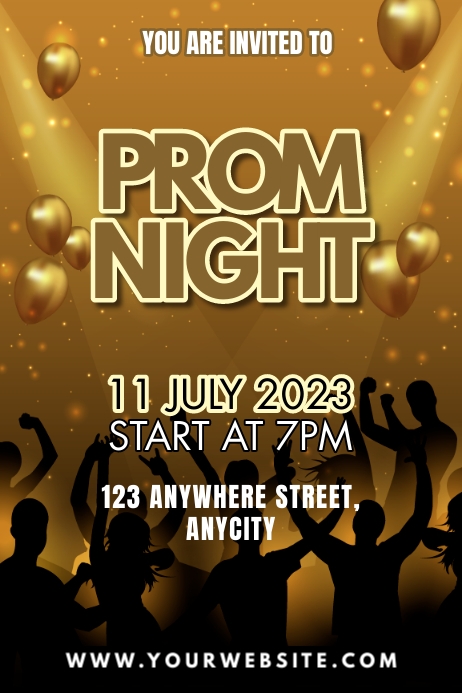 Prom Night Poster Template | PosterMyWall