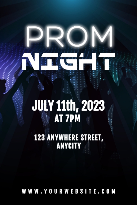 Modèle Prom Night Poster | PosterMyWall
