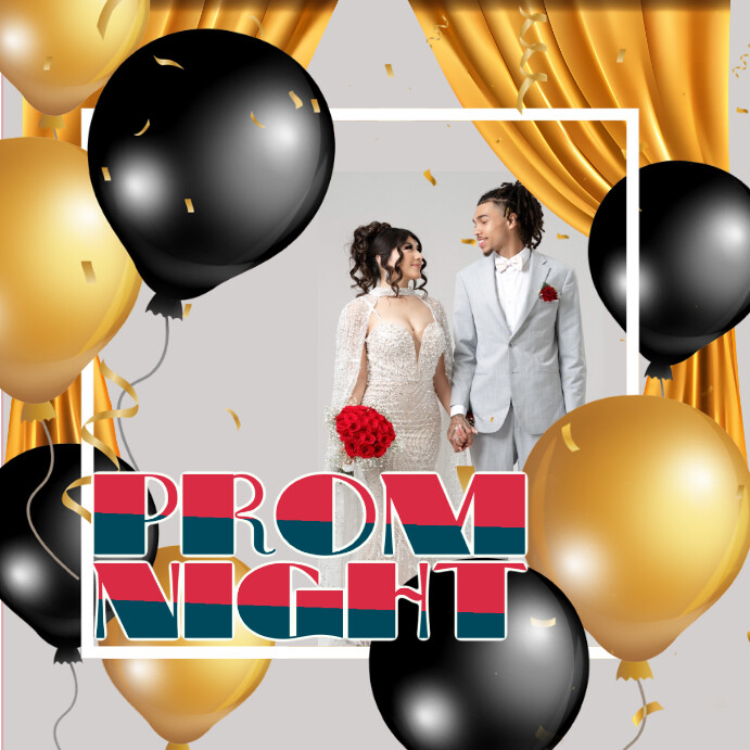 Prom Date Design PROM NIGHT POSTER Template | PosterMyWall