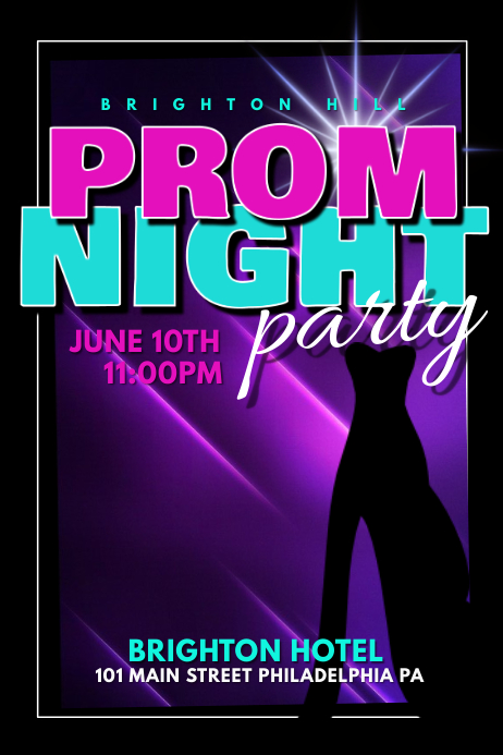 Prom Night Template | PosterMyWall