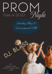 Prom night publication red Template | PosterMyWall