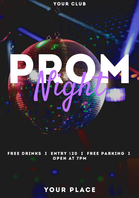 Prom Night Template | PosterMyWall