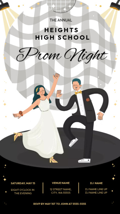 prom night template | PosterMyWall