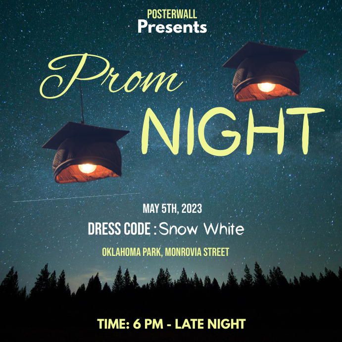 Prom Night Template | PosterMyWall