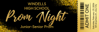 Prom Night TIcket Ads Header Email template