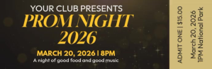 Prom Night Ticket E-mail-overskrift template