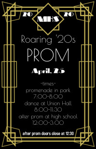 Prom Flyer Template | PosterMyWall