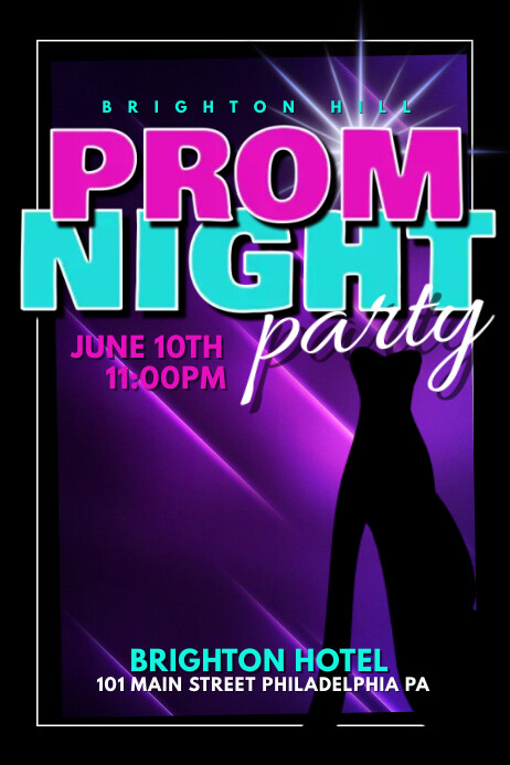 Prom Template | PosterMyWall