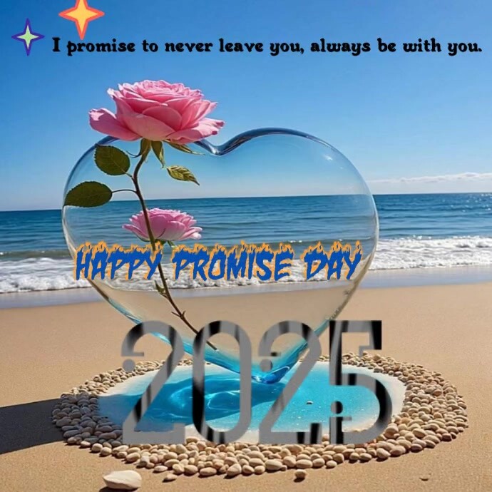 Promise day Instagram 帖子 template