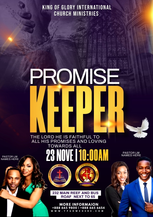 Promise Program Flyer promise keeper Template | PosterMyWall