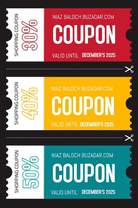 Promo code Template | PosterMyWall