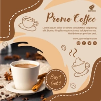 Promo Coffee Instagram Post template