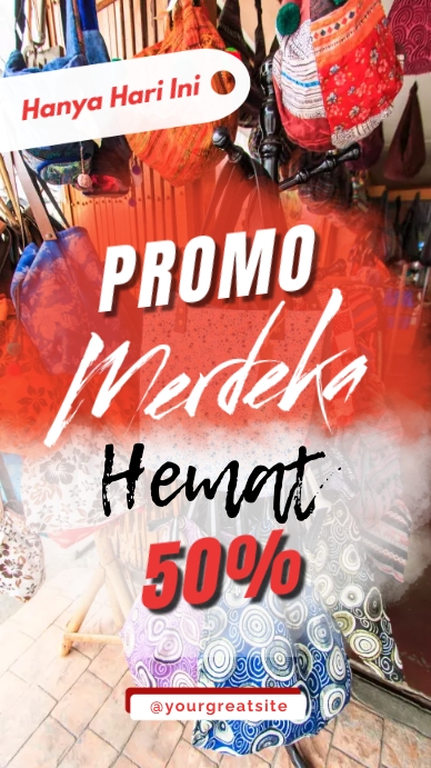 Promo Merdeka Template | PosterMyWall