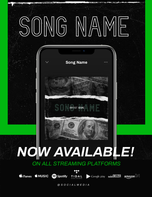 Copy of Promo Release Album Cover Template PosterMyWall