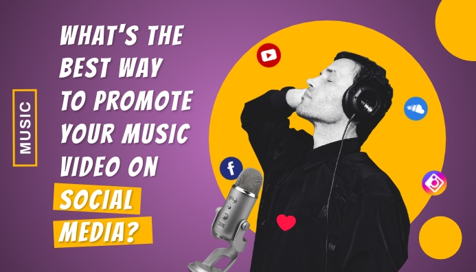 Plantilla de Promoción de Música Encabezado de Publicación de Blog ...