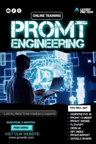 Prompt Engineering Course Template | PosterMyWall