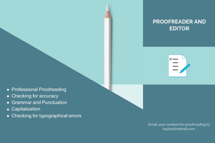 proofreader Template | PosterMyWall