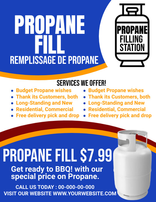 propane fill flyer Template | PosterMyWall