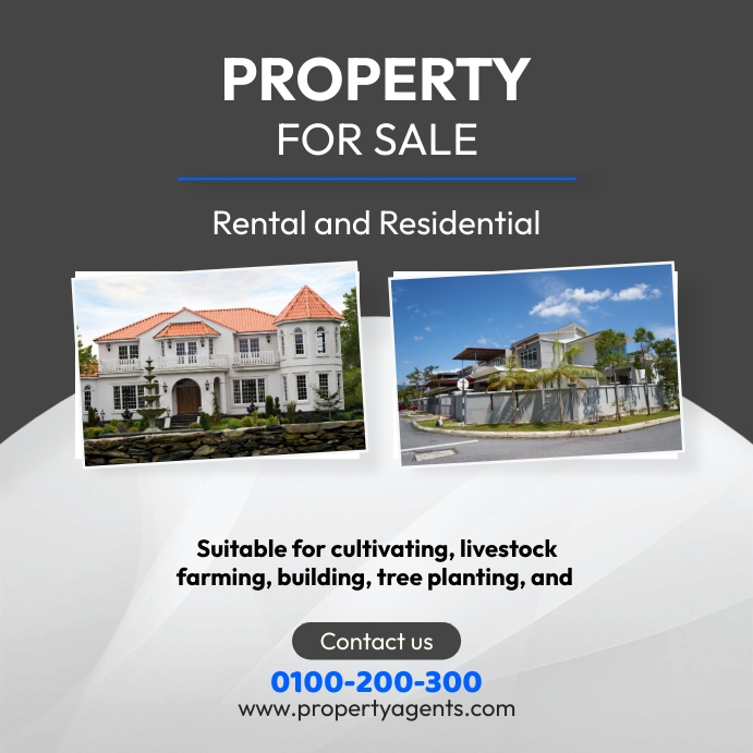Property for sale Instagram Post template